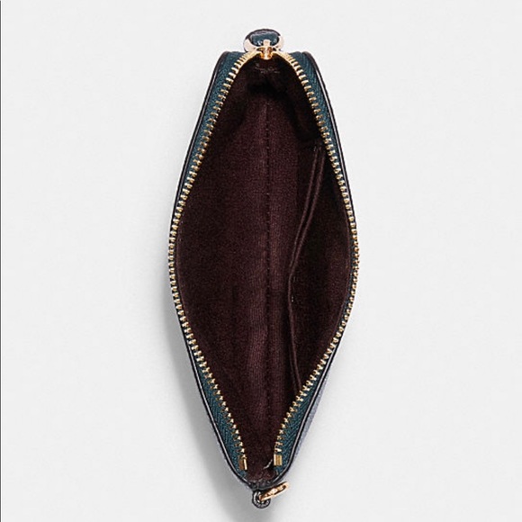 Coach Boxed Corner Zip Wristlet - Picture 2 of 9